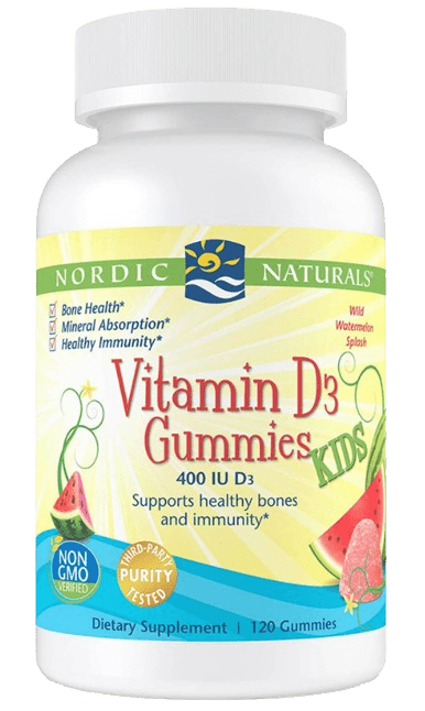Vitamin D3 Kids Gummies Default Category Nordic Naturals 120 Gummies 