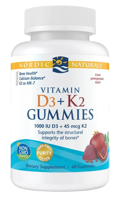 Vitamin D3 + K2 - 60 Gummies Default Category Nordic Naturals 