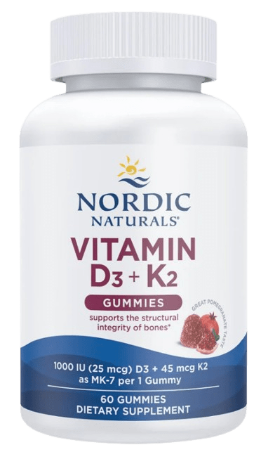 Vitamin D3 + K2 - 60 Gummies Default Category Nordic Naturals 