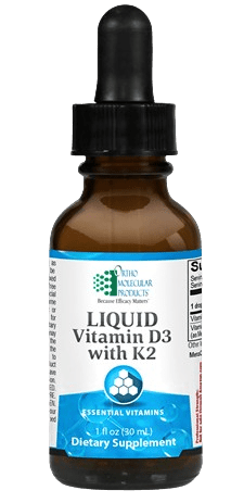 Liquid Vitamin D3 with K2 - 1 oz Default Category Ortho Molecular 