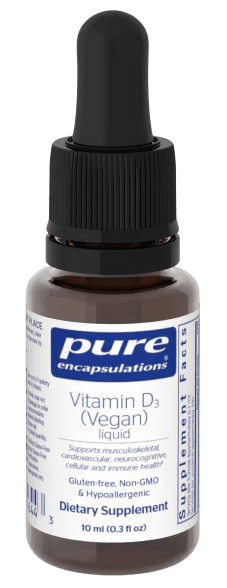 Vitamin D3 (Vegan) Liquid - 10 ml Default Category Pure Encapsulations 