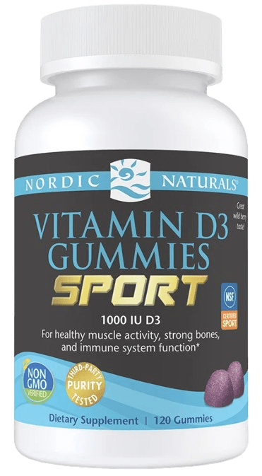 Vitamin D3 Gummies Sport Default Category Nordic Naturals 120 Gummies 