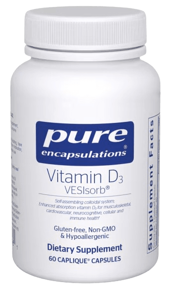 Vitamin D3 VESIsorb - 60 Capsules Default Category Pure Encapsulations 