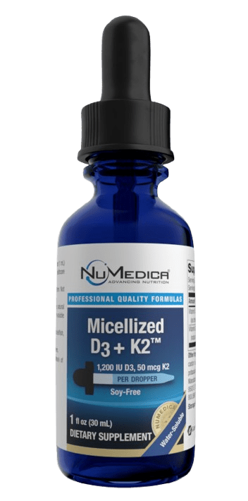 Micellized D3 + K2™ - 1 Fl. OZ. Default Category Numedica 1 Fl. OZ 