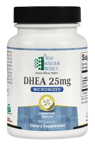 DHEA 25 mg - 90 Capsules Default Category Ortho Molecular 