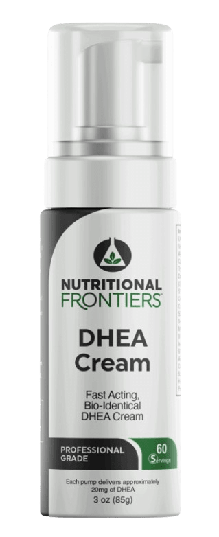 DHEA 20 mg Cream Default Category Nutritional Frontiers 3 oz. 
