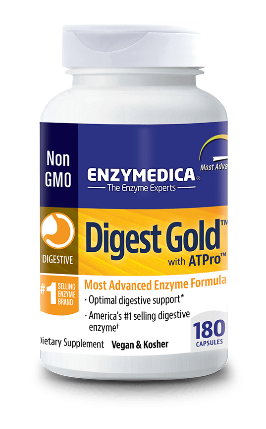 Digest Gold™ Default Category Enzymedica 180 Capsules 