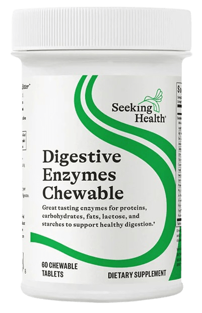Digestive Enzymes Chewable Default Category Seeking Health 60 Chewable Tablets 