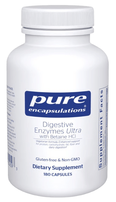 Digestive Enzymes Ultra w/Betaine HCl Default Category Pure Encapsulations 180 Capsules 