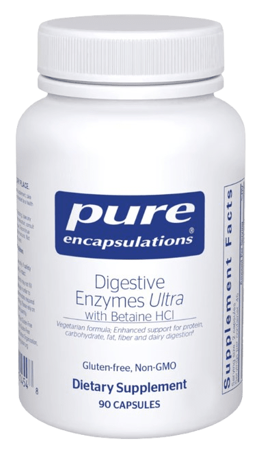 Digestive Enzymes Ultra w/Betaine HCl Default Category Pure Encapsulations 90 Capsules 