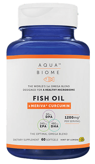Aqua Biome™ Fish Oil + Meriva Curcumin - 60 Softgels
