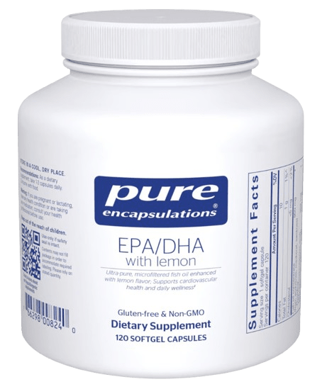 EPA/DHA with lemon - 120 Capsules Default Category Pure Encapsulations 