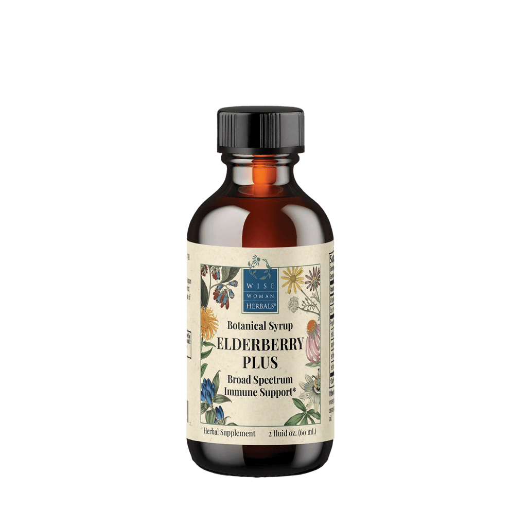 Elderberry Plus Syrup Default Category Wise Woman Herbals 2 fl oz 