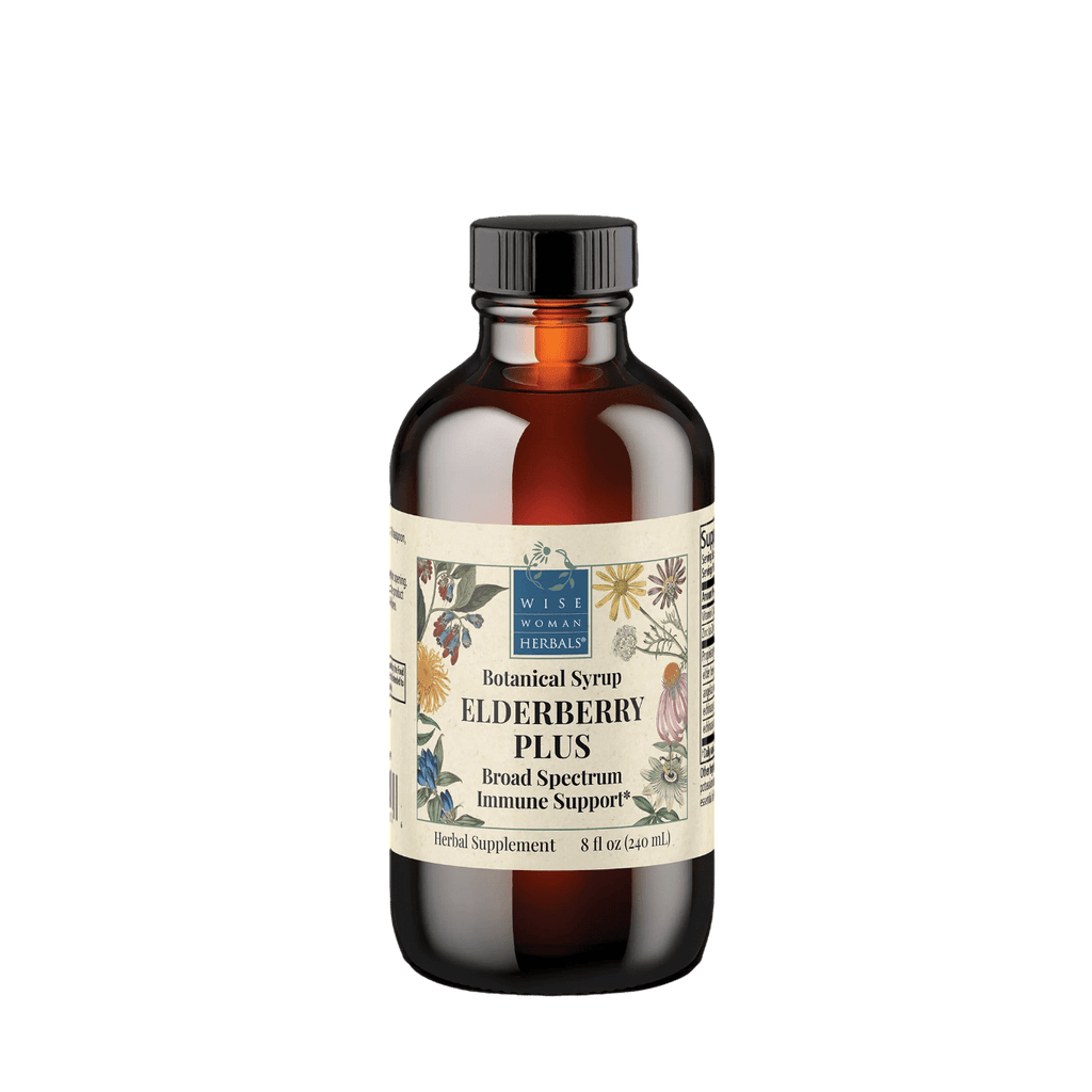 Elderberry Plus Syrup Default Category Wise Woman Herbals 8 fl oz 