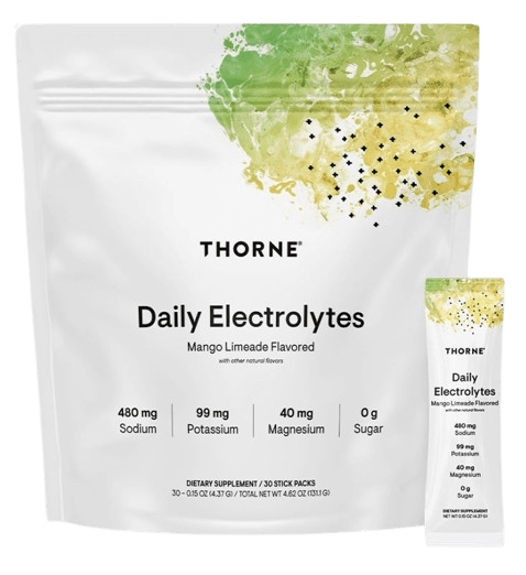Daily Electrolytes - NSF Certified for Sport® Default Category Thorne Mango Limeade 
