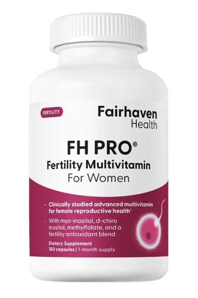 FH PRO® Fertility Multivitamin For Women Default Category Fairhaven Health 180 Capsules 