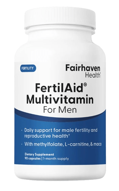 FertilAid® Multivitamin For Men Default Category Fairhaven Health 90 Capsules 