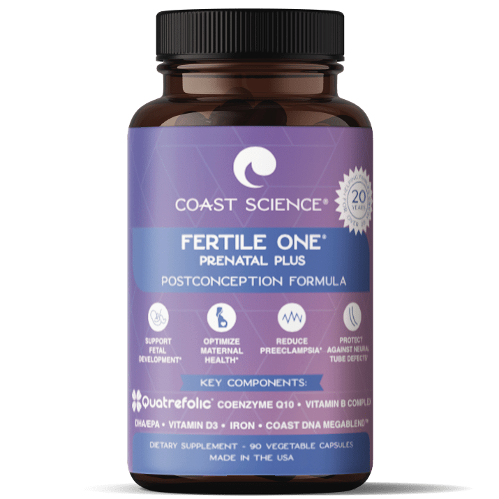Fertile One Prenatal Plus Formula - 90 Capsules Default Category Coast Science 