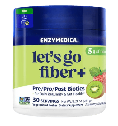 Let's Go Fiber+ Default Category Enzymedica Strawberry Kiwi 