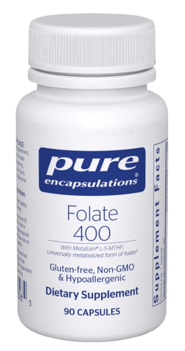 Folate 400 - 90 Capsules Default Category Pure Encapsulations 