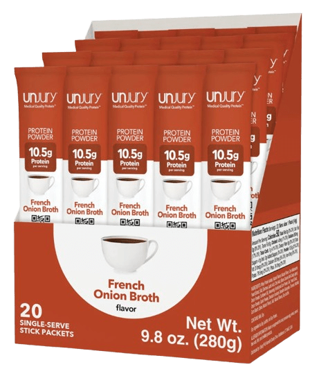 Savory Whey Protein Single-Serve Stick Packets Default Category Unjury French Onion 