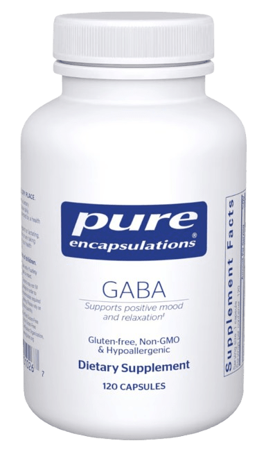 GABA Default Category Pure Encapsulations 120 Capsules 