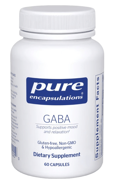 GABA Default Category Pure Encapsulations 60 Capsules 