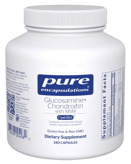 Glucosamine + Chondroitin with MSM Default Category Pure Encapsulations 240 Capsules 