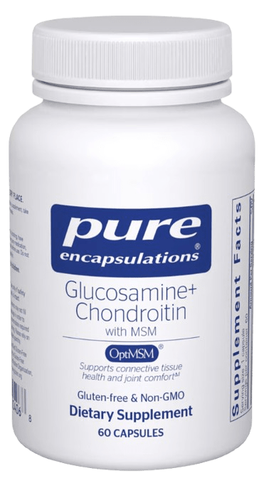 Glucosamine + Chondroitin with MSM Default Category Pure Encapsulations 60 Capsules 