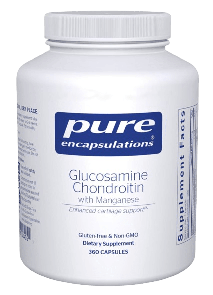Glucosamine + Chondroitin with Manganese Default Category Pure Encapsulations 360 Capsules 