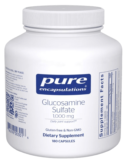 Glucosamine Sulfate 1,000 mg Default Category Pure Encapsulations 180 Capsules 