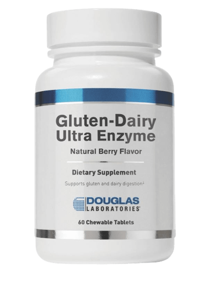 Gluten-Dairy Ultra Enzyme - 60 Chewable Tablets Default Category Douglas Labs 