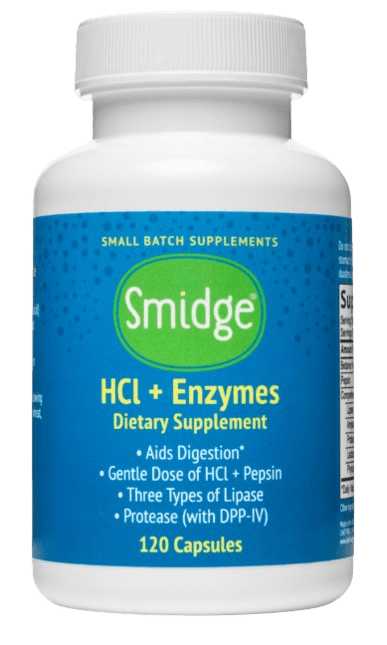 HCl + Enzymes Default Category Smidge 120 Capsules 