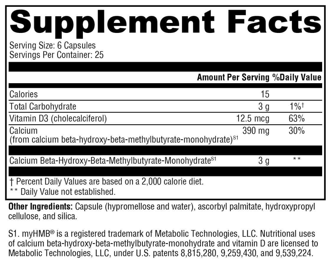 HMB Pro - 150 Capsules Default Category Xymogen