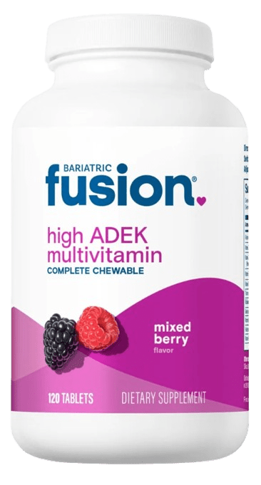 Mixed Berry Complete Chewable Bariatric High ADEK Multivitamin Default Category Bariatric Fusion 120 Tablets 