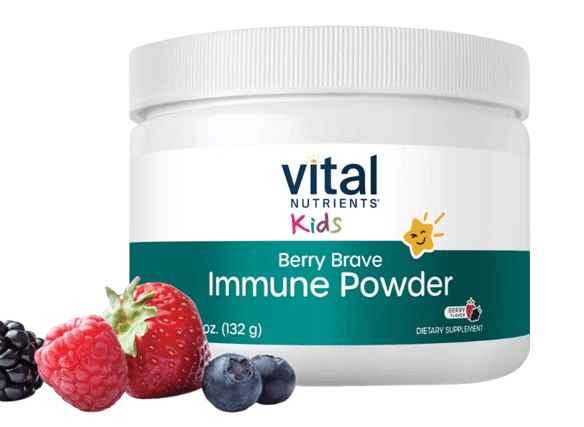 Kids Berry Brave Immune Powder Default Category Vital Nutrients 30 Servings 