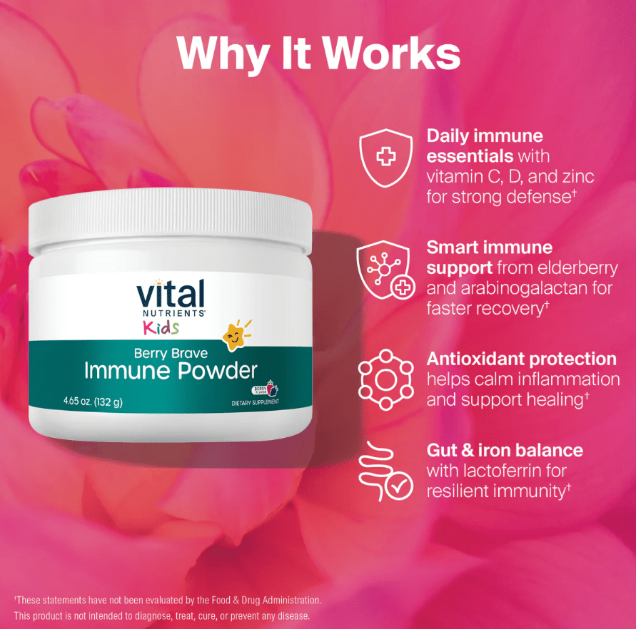 Kids Berry Brave Immune Powder Default Category Vital Nutrients
