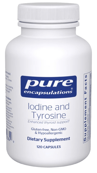Iodine and Tyrosine - 120 Capsules Default Category Pure Encapsulations 
