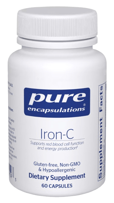 Iron-C - 60 Capsules Default Category Pure Encapsulations 