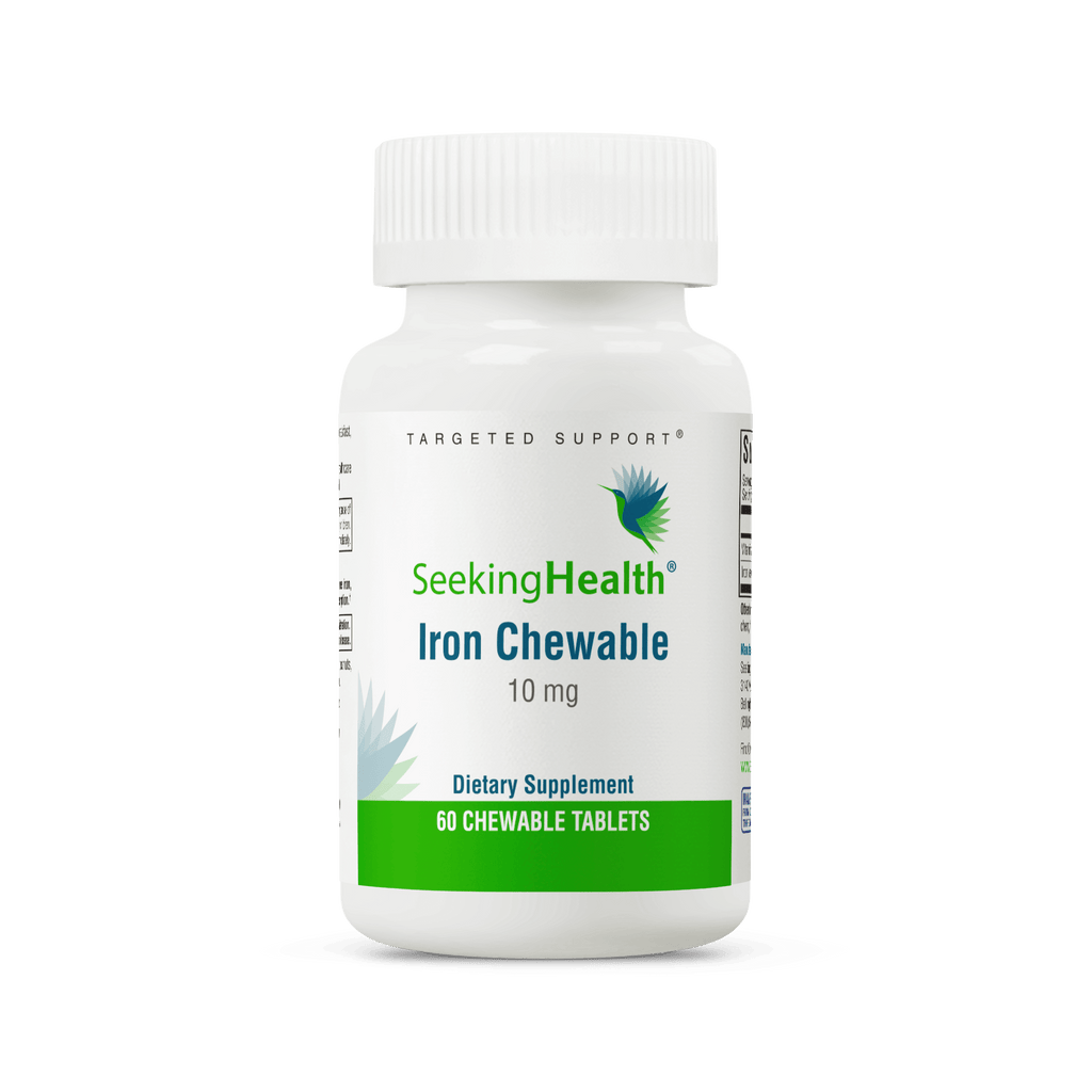 Iron Chewable - 60 Tablets Default Category Seeking Health 