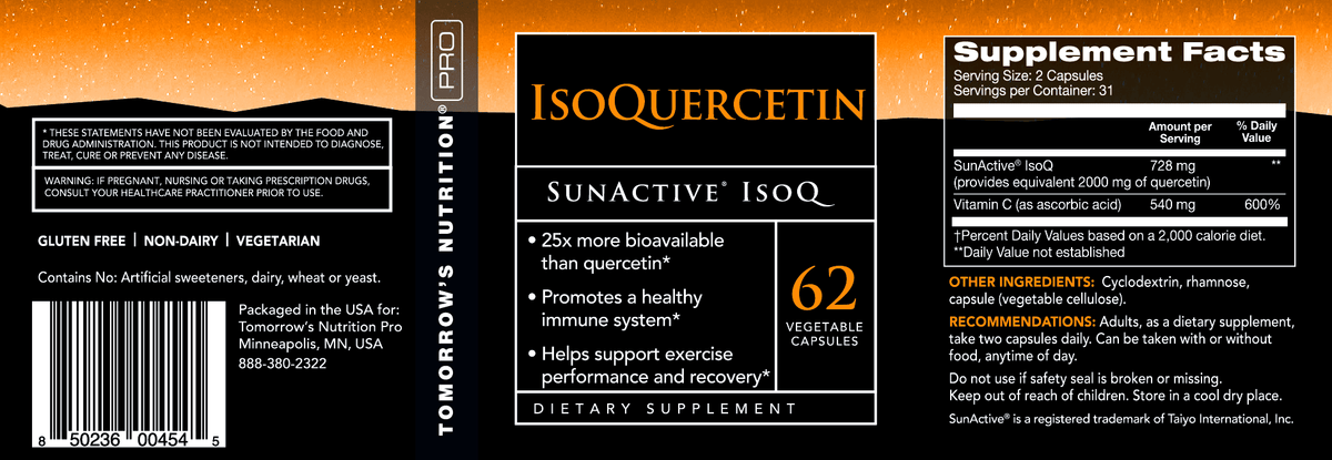 IsoQuercetin - 62 Capsules | Healthy Habits Living