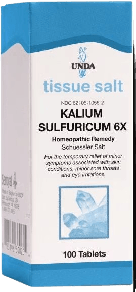 Kalium Sulfuricum 6X - 100 Tablets Vitamins & Supplements Genestra 