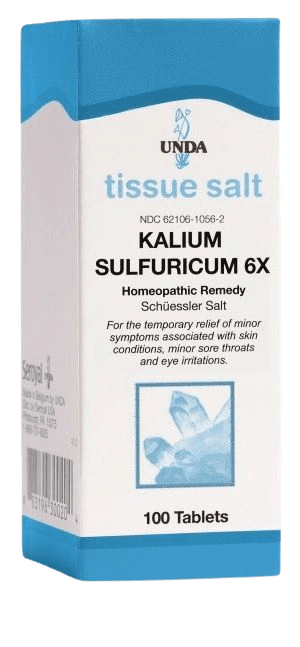 Kalium Sulfuricum 6X - 100 Tablets Vitamins & Supplements Genestra 