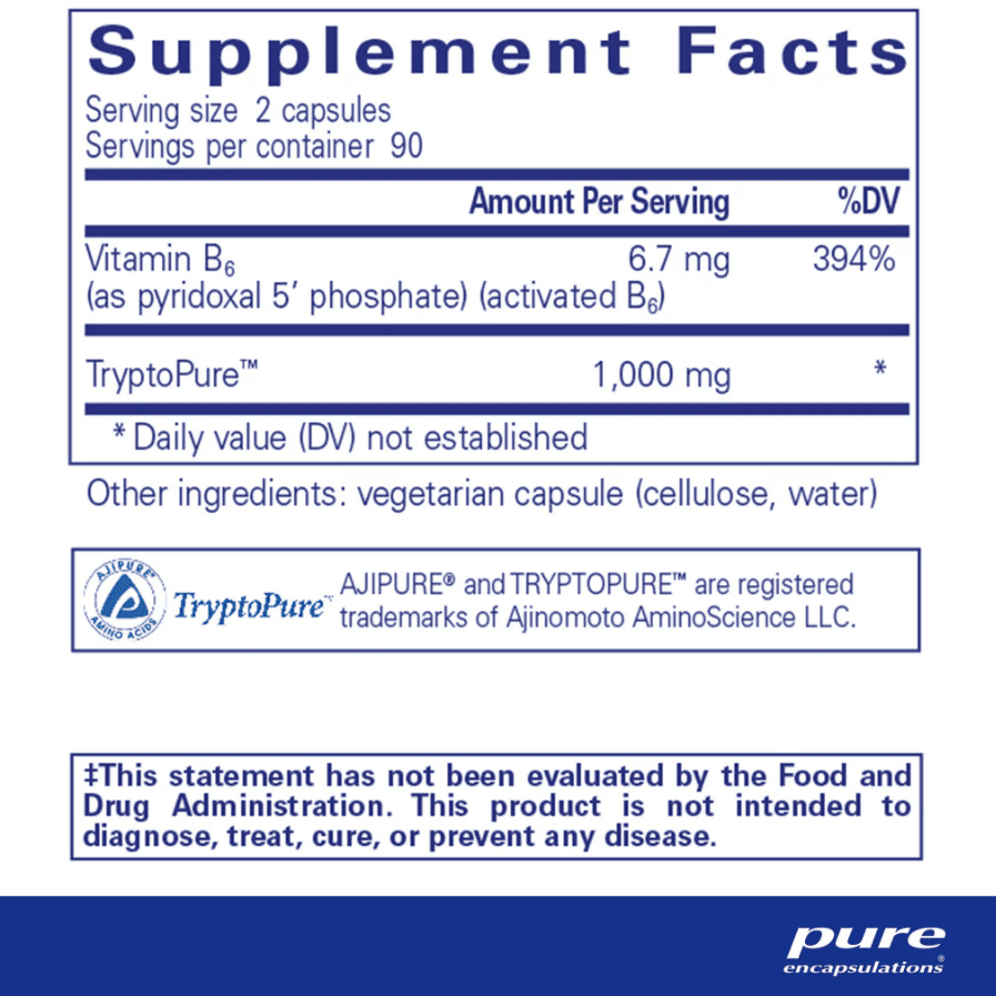 l-Tryptophan Default Category Pure Encapsulations