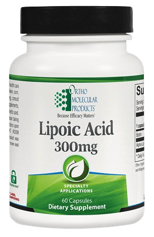 Lipoic Acid 300mg - 60 Capsules Default Category Ortho Molecular 