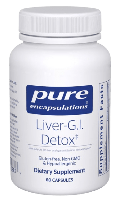 Liver GI Detox Default Category Pure Encapsulations 60 Capsules 