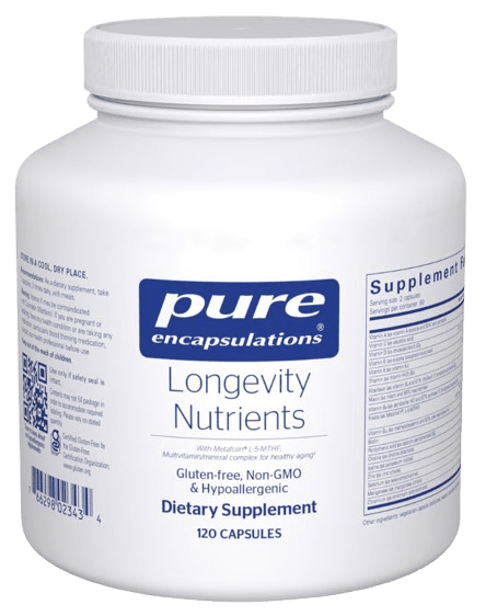 Longevity Nutrients Default Category Pure Encapsulations 120 Capsules 