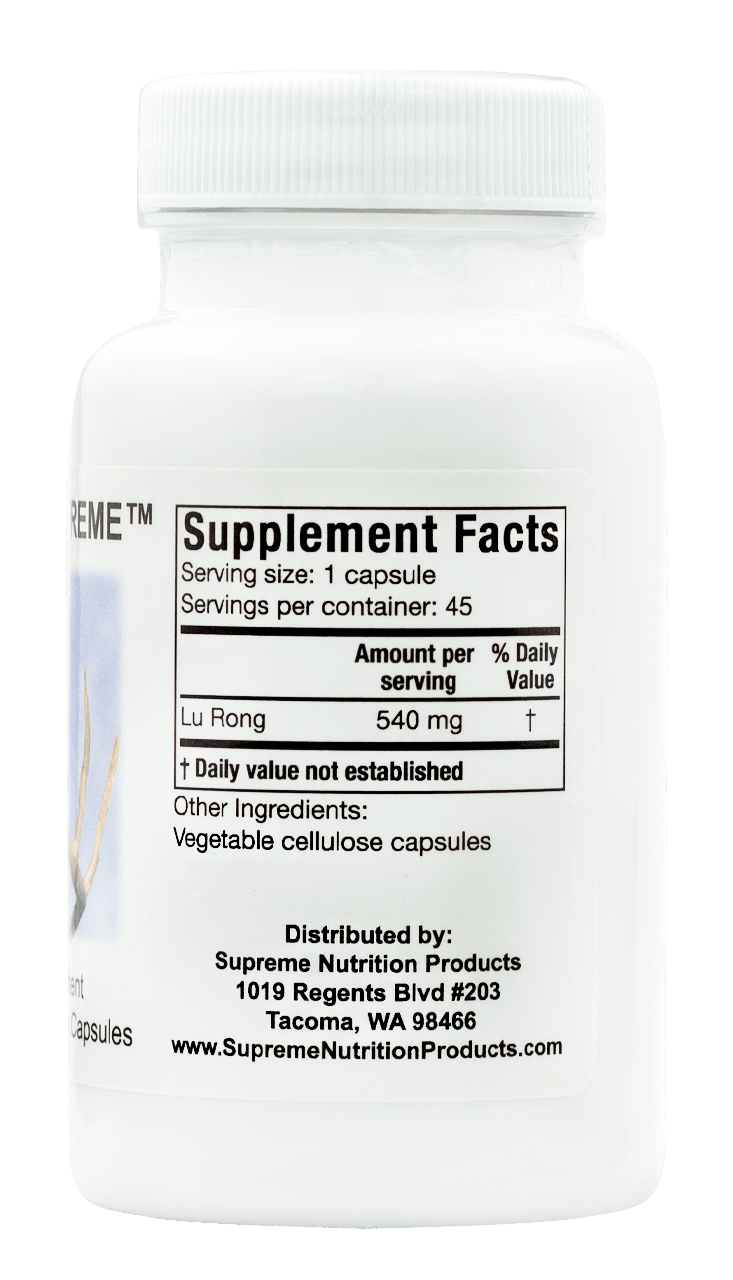 Lu Rong Supreme™ - 45 Capsules | Healthy Habits Living