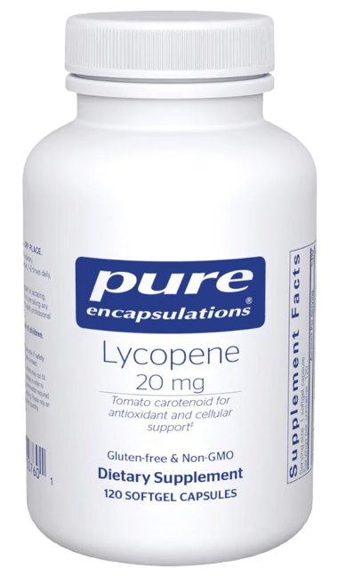 Lycopene 20 mg Default Category Pure Encapsulations 120 Softgels 