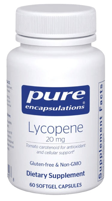Lycopene 20 mg Default Category Pure Encapsulations 60 Softgels 